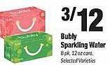 Sentry Bubly sparkling water offer