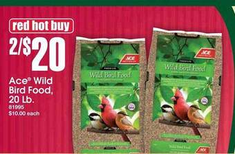 Ace Hardware Ace wild bird food offer
