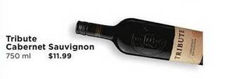 Cub Foods Tribute cabernet sauvignon offer