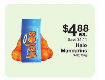 Fairway Store Market Halo mandarins offer
