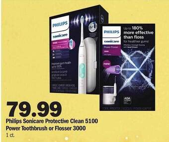 Meijer Philips sonicare protective clean 5100 power toothbrush or flosser 3000 offer