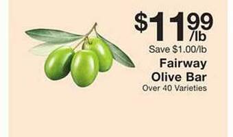 Fairway Store Market Fairway olive bar offer