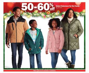 Meijer Outerwear for the family offer