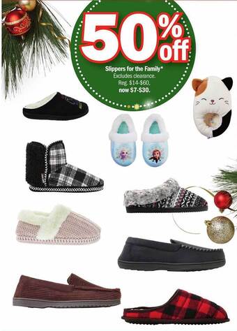 Meijer Slippers for the family offer