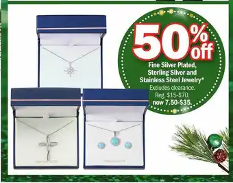 Meijer Fine silver plated, sterling silver and stainless steel jewelry offer