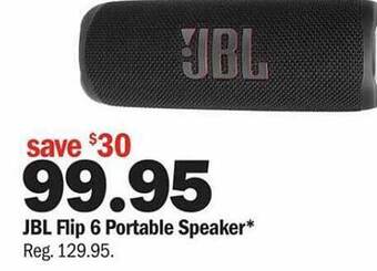 Meijer Jbl flip 6 portable speaker offer