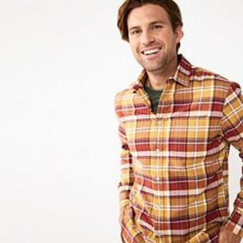 Kohl's Men's apt. 9® stretch flannel untucked-fit shirt offer