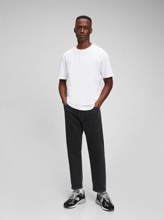 Gap Cropped straight jeans in gapflex with washwell offer