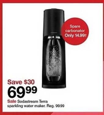 Target Sodastream terra sparkling water maker offer