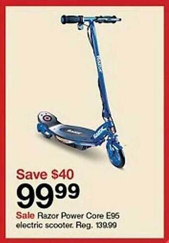 Target Razor power core e95 electric scooter offer