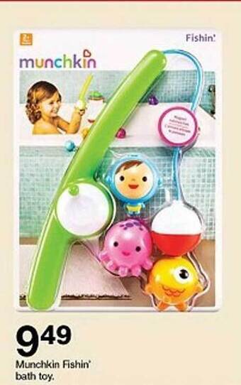 Target Munchkin fishin' bath toy offer