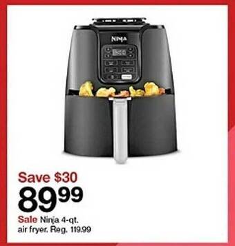 Target Ninja 4-qt air fryer offer