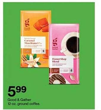 Target Good & gather 12-oz ground coffee offer
