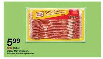 Target Select oscar mayer bacon offer