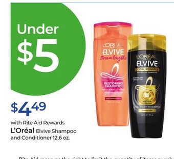 Rite Aid L'oréal offer