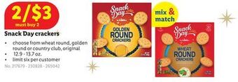 Lidl Snack day crackers offer