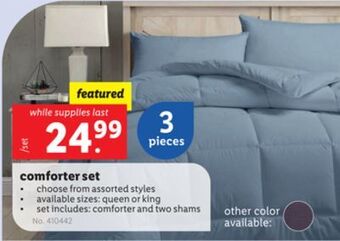 Lidl Comforter set offer
