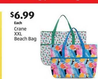 Aldi Crane Xxl Beach Bag offer