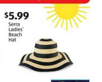 Aldi Serra Ladies' Beach Hat offer