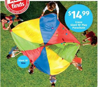 Aldi Crane Giant 10' Play Parachute offer