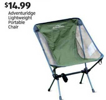 Aldi Adventuridge Lightweight Portable Chair offer