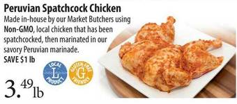 Market of Choice Peruvian Spatchcock Chicken offer