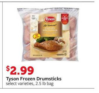 Fareway Tyson Frozen Drumsticks offer