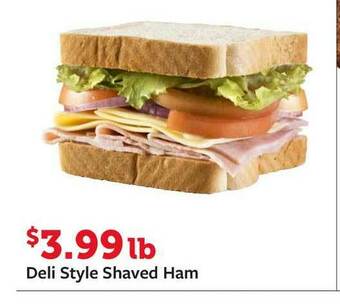 Fareway Deli Style Shaved Ham offer