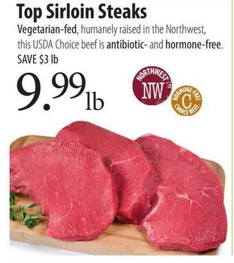 Market of Choice Top Sirloin Steaks offer