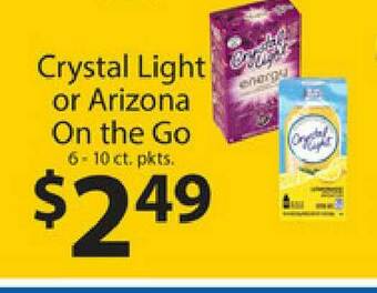 Crystal Light Or Arizona On The Go