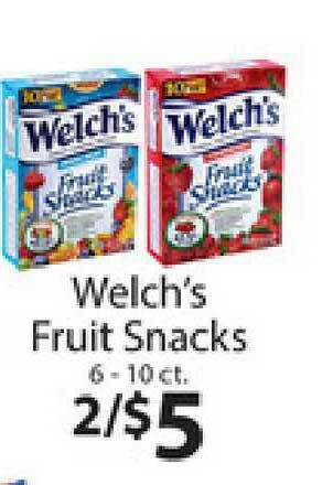 Supermercado Nuestra Familia Welch's Fruit Snacks offer