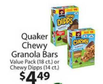 Supermercado Nuestra Familia Quaker Chewy Granola Bars offer