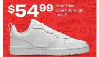 Academy Kids' Nike Court Borough Low 2 offer
