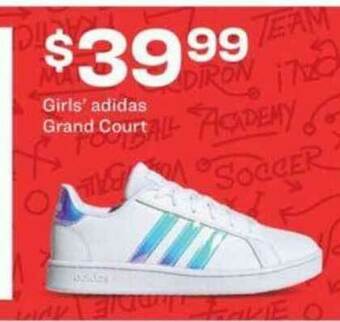 Academy Girls' Adidas Grand Court offer