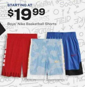 Academy Boys' Nike Basketball Shorts offer