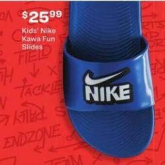 Academy Kiks' Nike Kawa Fun Slides offer