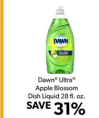 Commissary Dawn® Ultra® Apple Blossom Dish Liquid 28 Fl. Oz. offer
