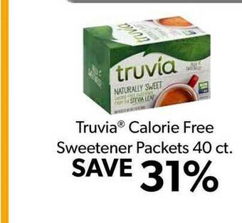 Commissary Truvia® Calorie Free Sweetener Packets 40 Ct. offer