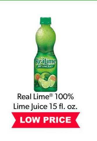 Commissary Real Lime® 100% Lime Juice 15 Fl. Oz. offer
