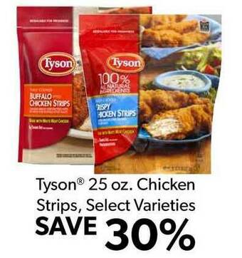 Commissary Tyson® 25 Oz. Chicken Strips offer