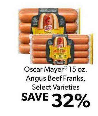 Commissary Oscar Mayer® 15 Oz. Angus Beef Franks offer