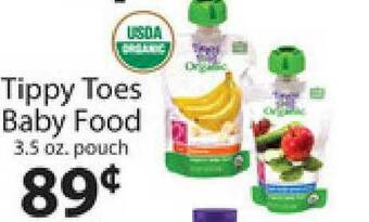 Supermercado Nuestra Familia Tippy Toes Baby Food offer