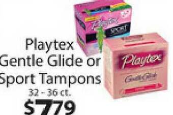 Supermercado Nuestra Familia Playtex Gentle Glide Or Sport Tampons offer
