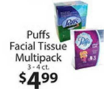 Supermercado Nuestra Familia Puffs Facial Tissue Multipack offer