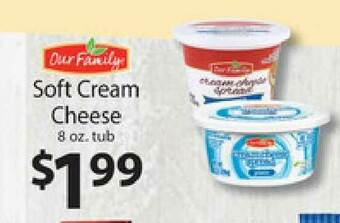 Supermercado Nuestra Familia Soft Cream Cheese offer
