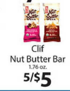 Supermercado Nuestra Familia Clif Nut Butter Bar offer