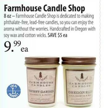 Market of Choice Farmhouse Candle Shop offer