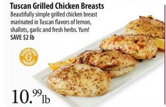 Market of Choice Tuscan Grilled Chicken Breasts offer