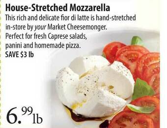 Market of Choice House-Stretched Mozzarella offer