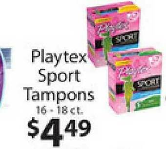 No Frills Supermarkets Playtex Sport Tampons offer